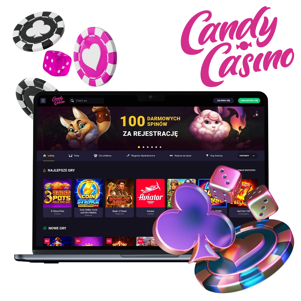 Graj w swoje ulubione gry w Candy Casino.