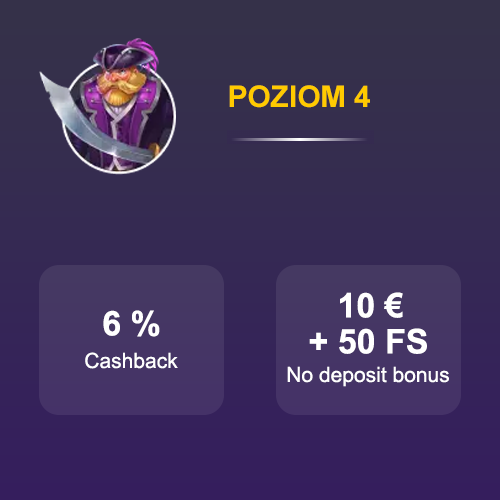 Bonusy VIP czwartego poziomu w Candy Casino.