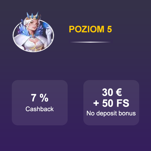 7% cashback na piątym poziomie VIP w Candy Casino.