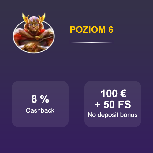 Główne korzyści szóstego poziomu VIP w Candy Casino.